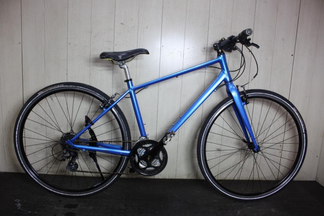 コーダーブルームrail 700C アルミ 27速 440mm クロス BLUE