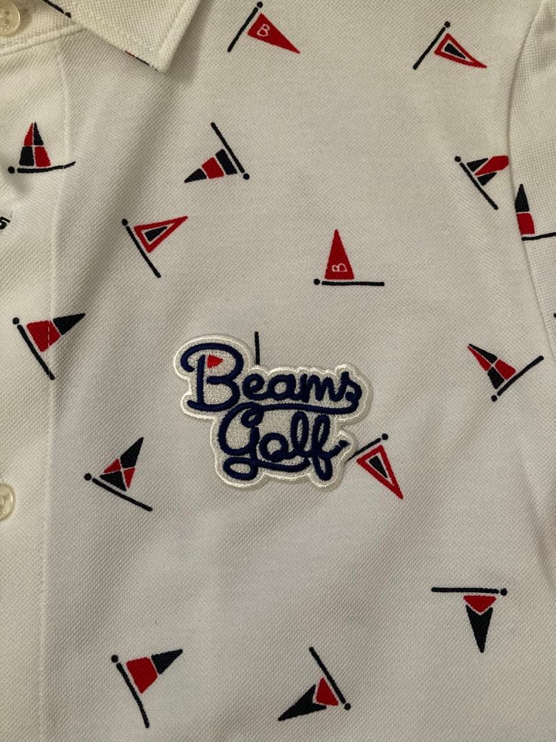 美品 BEAMS GOLF ビームス ゴルフ　半袖シャツ　Ｍ (ゴルフウェア)