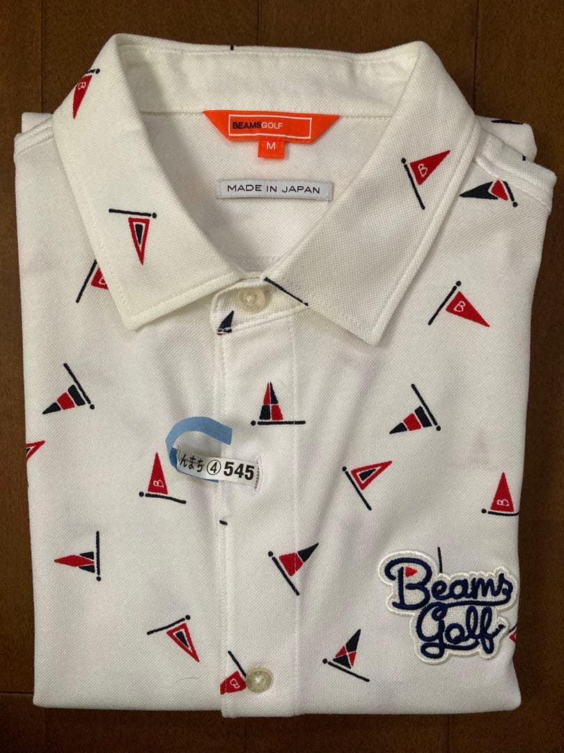 美品 BEAMS GOLF ビームス ゴルフ　半袖シャツ　Ｍ (ゴルフウェア)
