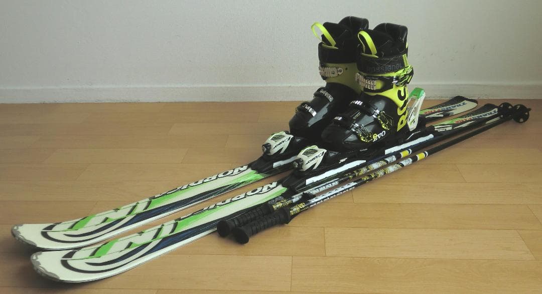 ■■最終特価■送料無料■ノルディカ■メンズスキーセット■板152靴25.5■■