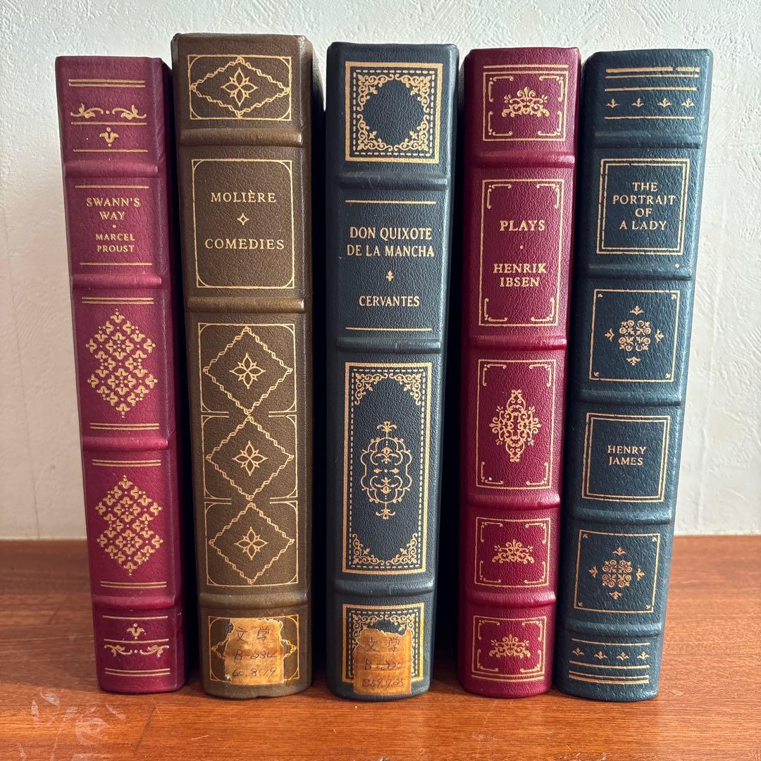 洋書/ディスプレイ/インテリア/撮影小物/クラシック文学ハードカバー5冊セット