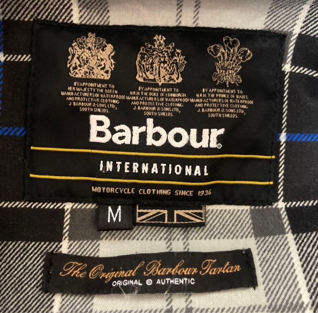 Barbour international コバルトブルー A7 Brass