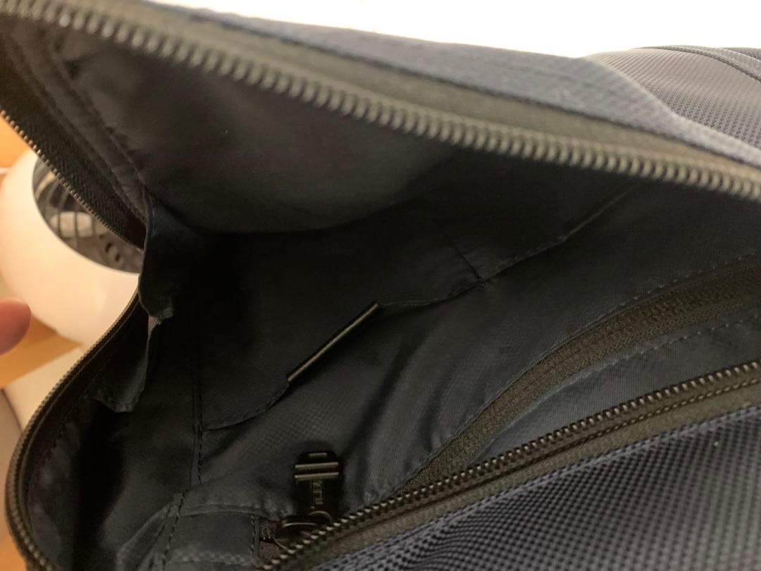 TUMI ALPHA コンパニオントートバッグネイビー×グレー