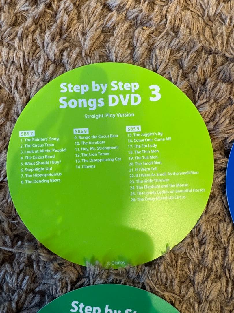 シングアロング　DVD singalong 英語　幼児　ディズニー　英語システム