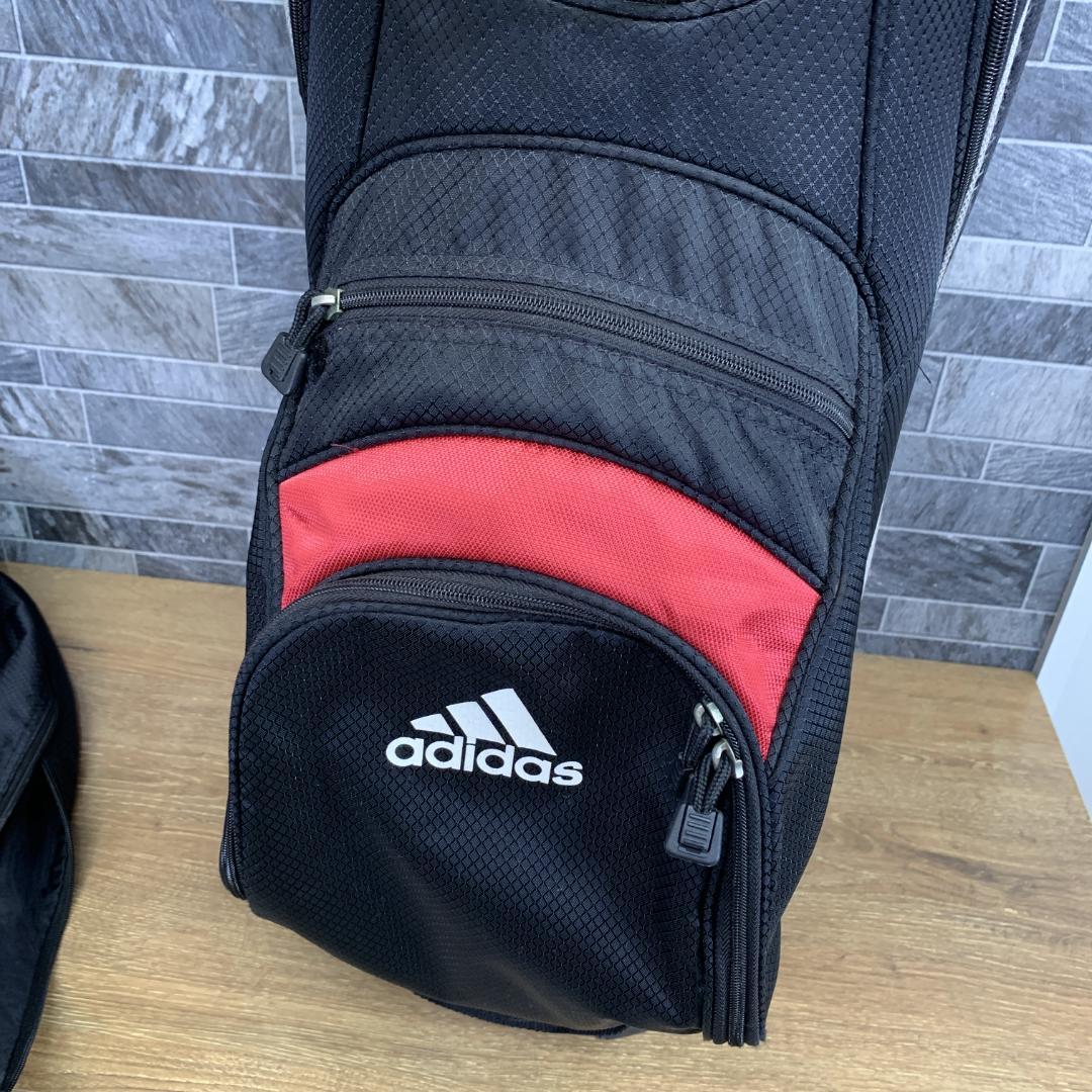 ゴルフボールおまけ付き　adidas　アディダス　キャディバッグ　ゴルフバッグ