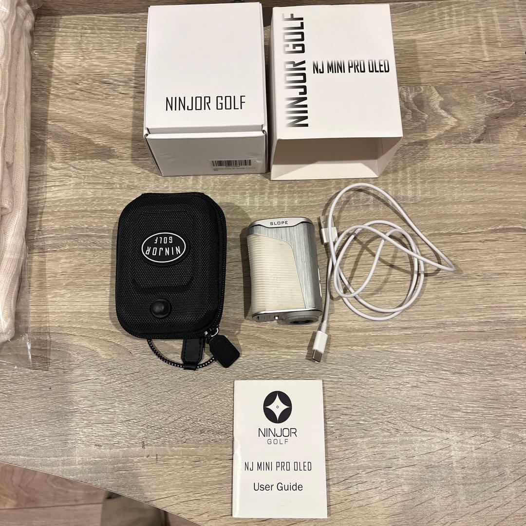 ニンジャーゴルフ ゴルフ レーザー 距離計 NJ ミニ プロ OLED ホワイト