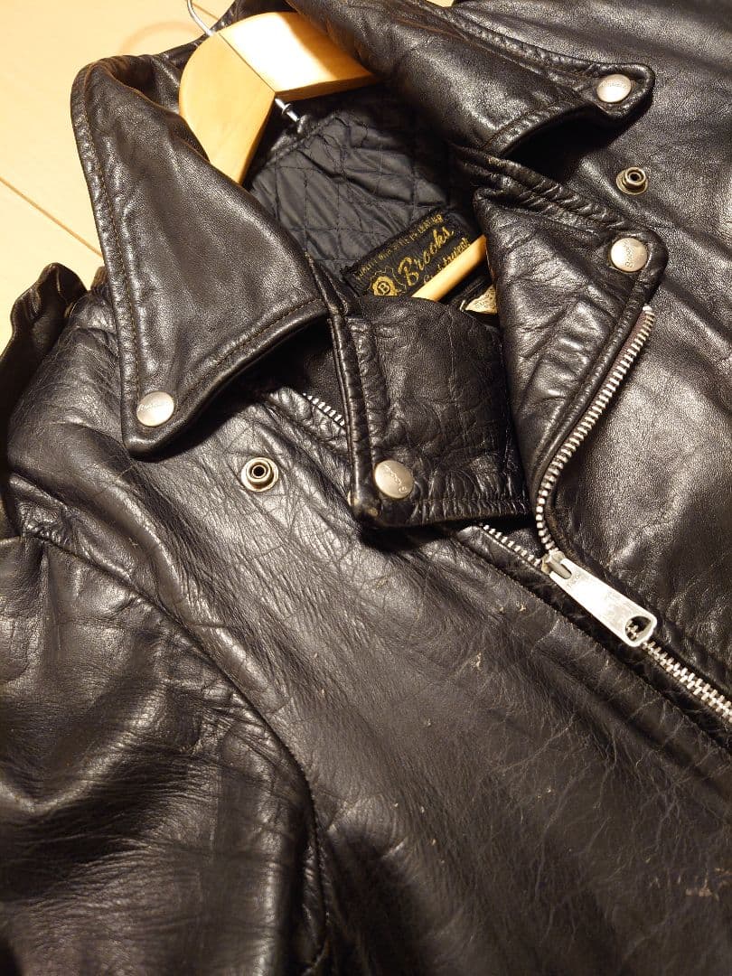 60's BROOKS ライダースジャケット 極上！