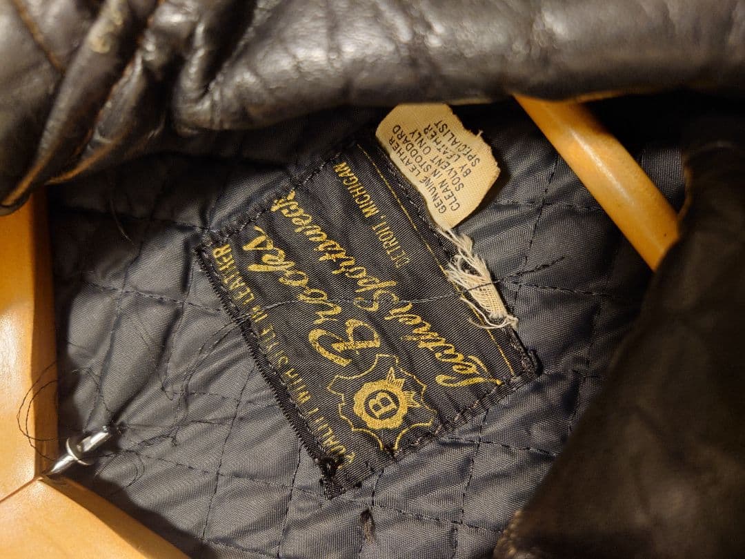 60's BROOKS ライダースジャケット 極上！