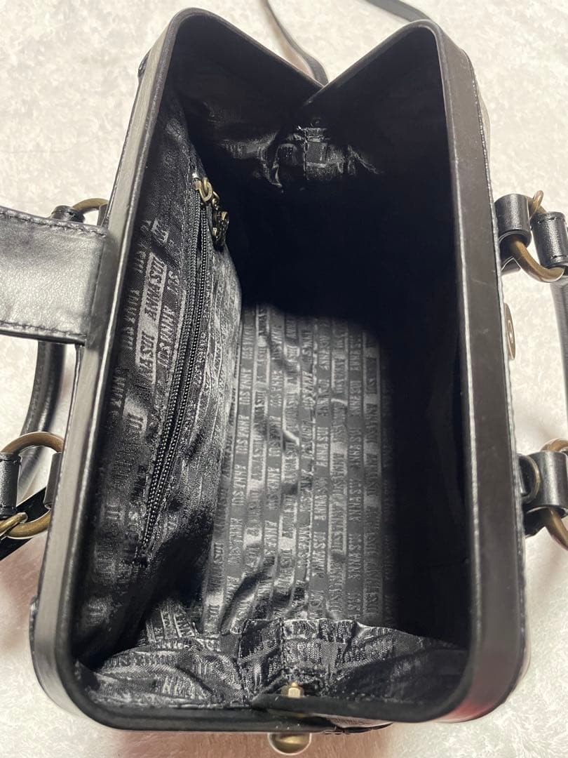 ⭐️美品⭐️アナスイ ミニボストン ショルダー 2ウェイ ドクターズバッグ 牛革
