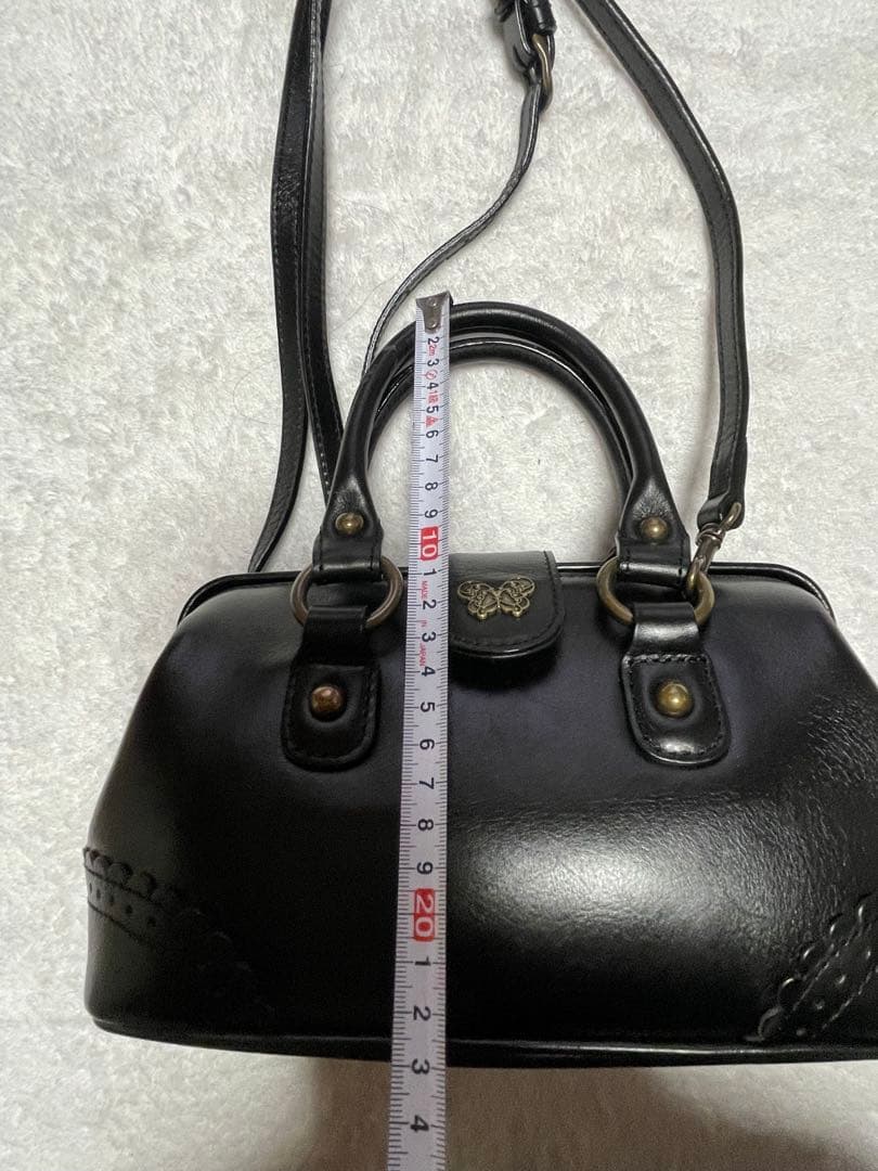 ⭐️美品⭐️アナスイ ミニボストン ショルダー 2ウェイ ドクターズバッグ 牛革