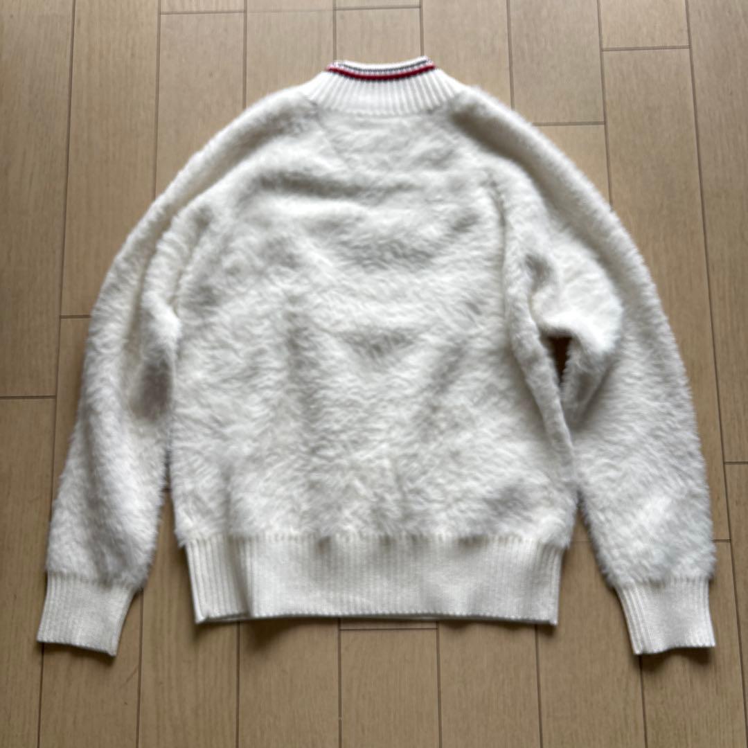 トミーヒルフィガー　レディース シャギー ハイネックニット　ホワイト　M