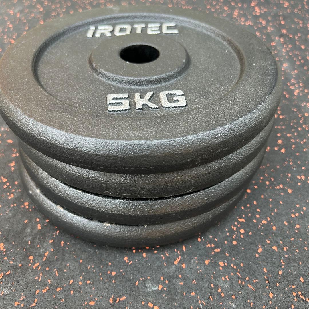 iROTEC アイロテック 28mmアイアンプレート 5kg×4枚 ivanko