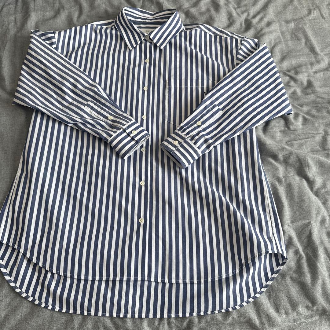 【1度使用】SHIPS any REPREVE ルーズポケットシャツ