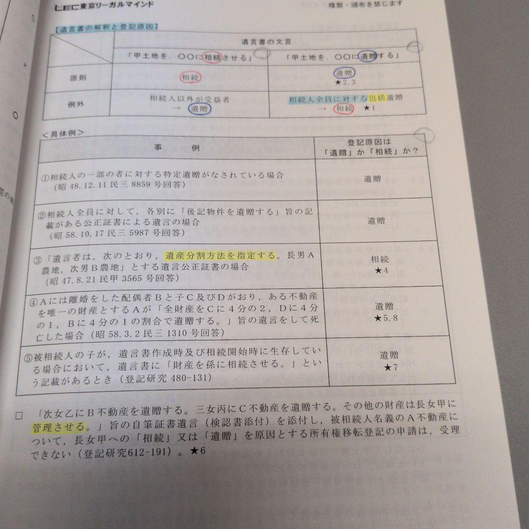 LEC 2026 択一ターゲット攻略講座 不動産登記法 司法書士