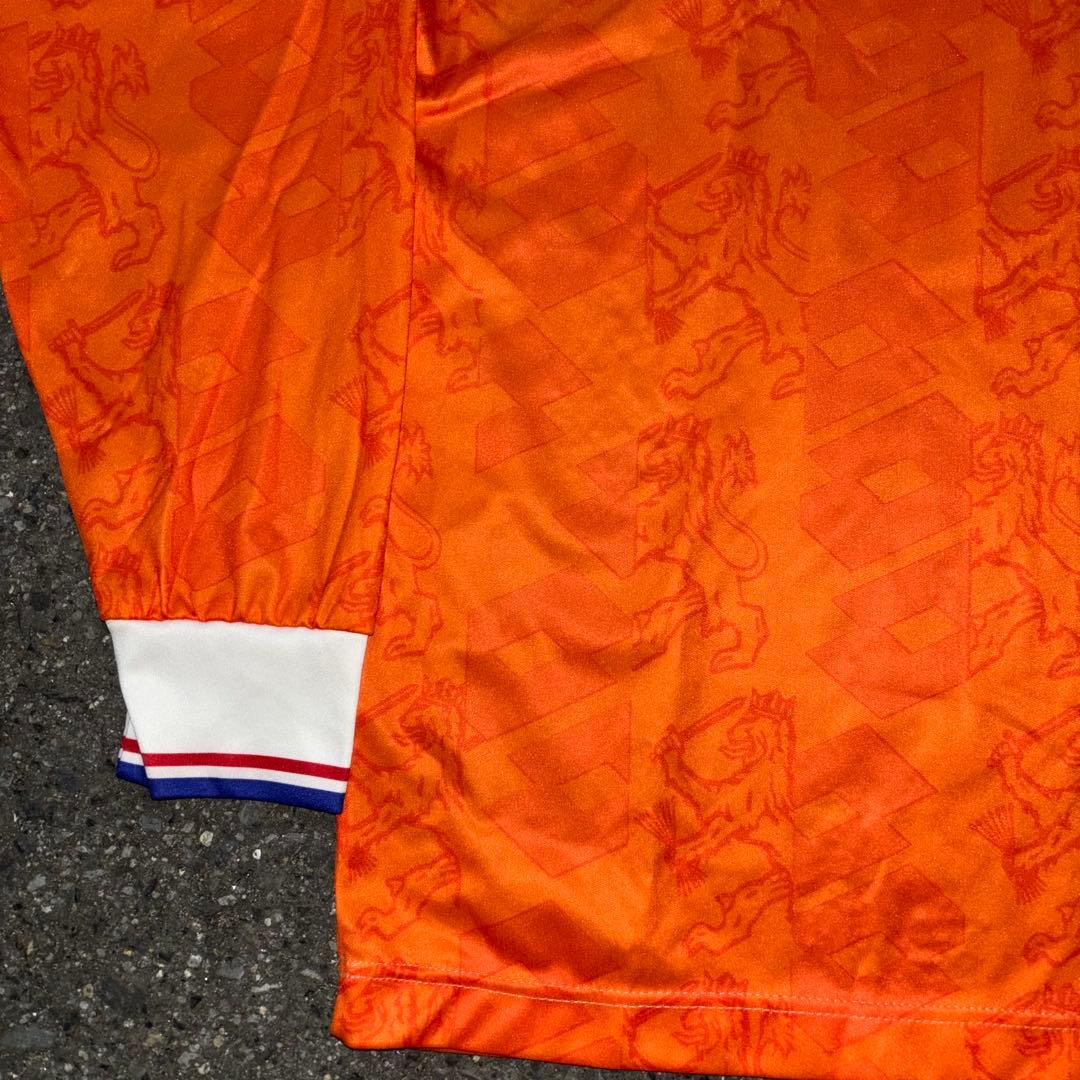 90s Lotto サッカー オランダ代表 ユニフォーム サッカーシャツ y2k