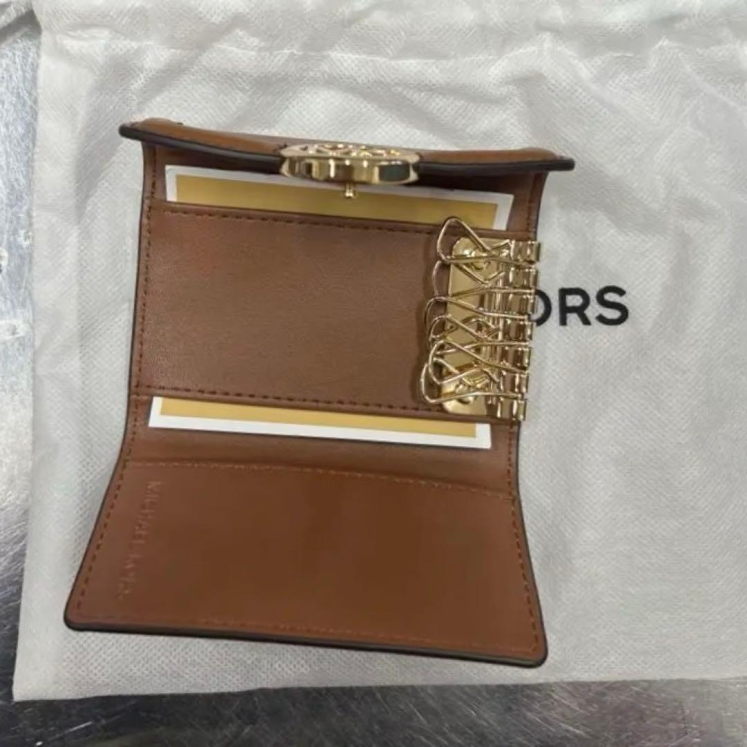 MICHAEL KORS ブラウン キーケース