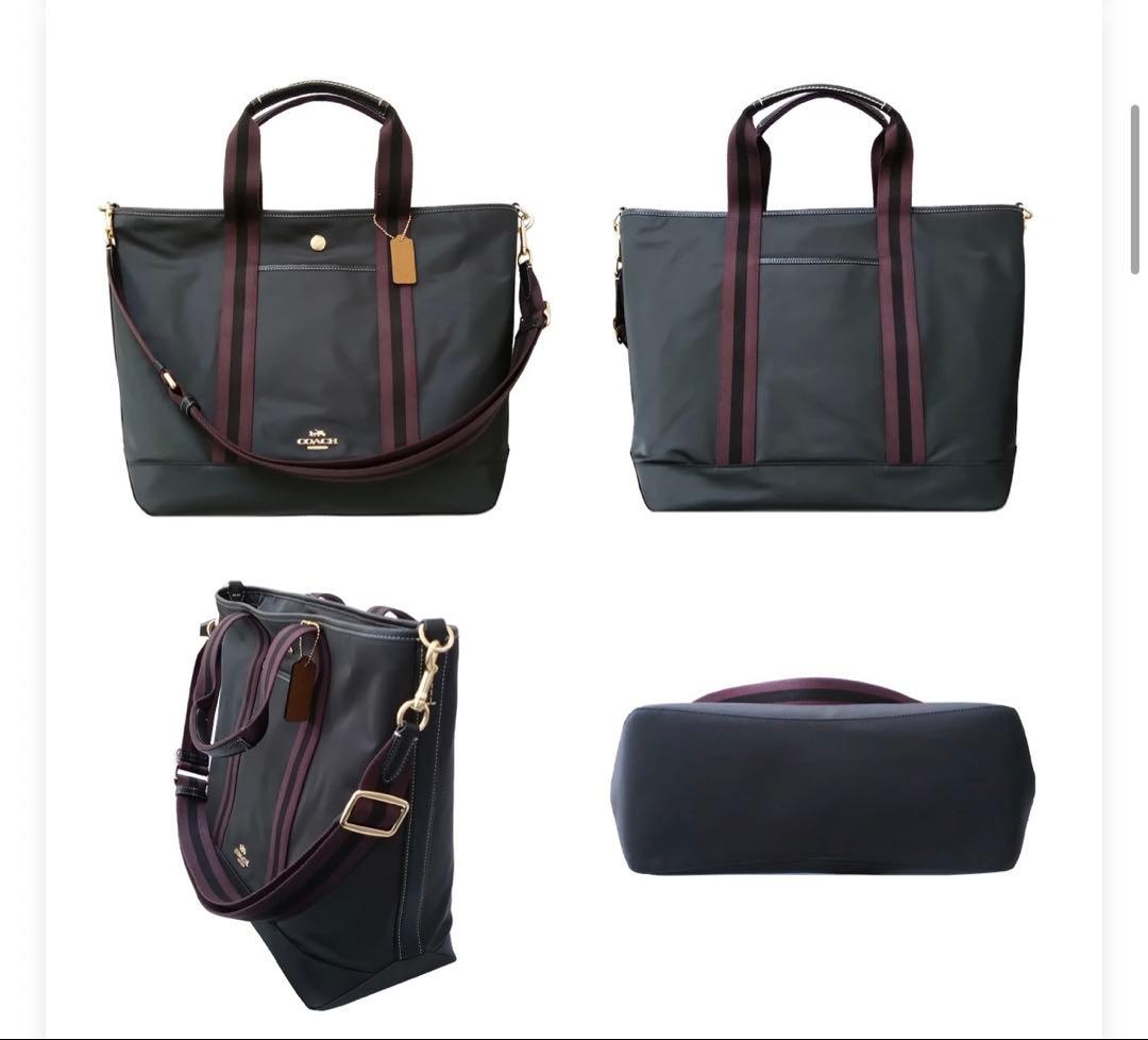 未使用級！COACH ショルダーバッグ2way エリス ウィークエンダー 黒