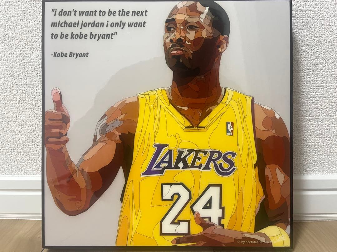 希少！Kobe Bryant アート作品 Lakers 24