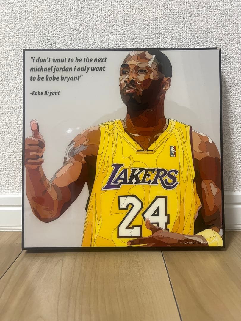 希少！Kobe Bryant アート作品 Lakers 24