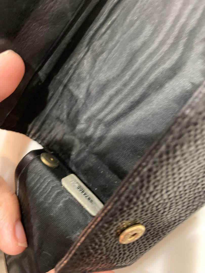 CHANEL ブラックレザー キーケース