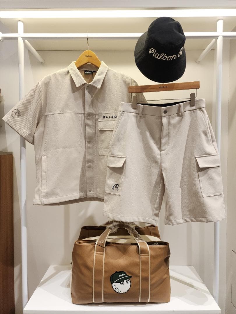 Malbon ゴルフウェア3点セット+帽子特典あり ブラック✨美品⛳