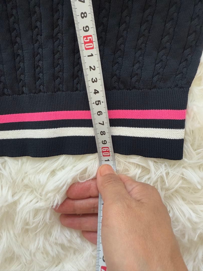 新品未使用AdmiralアドミラルM ダークグレー Vネック セーター15400