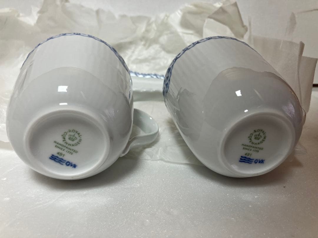ロイヤルコペンハーゲン　プリンセス　新品未使用　プレート　カップ　セット　食器