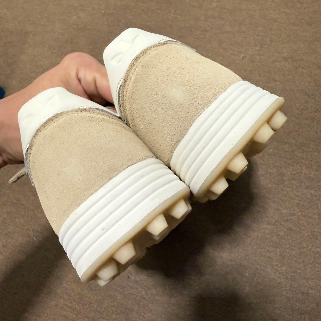 adidas ムンディアルチーム ベージュ スエード スニーカー 26.0cm