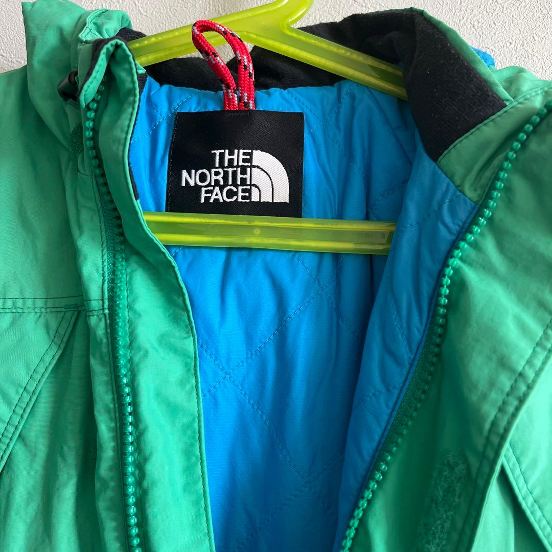 The North Face 子ども用スキーウェア 緑色