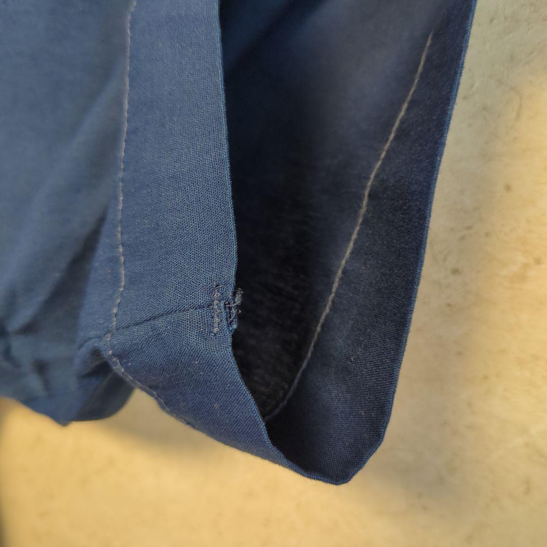 70sUSAビンテージKingLouieキングルイボウリングシャツ（ネイビー）