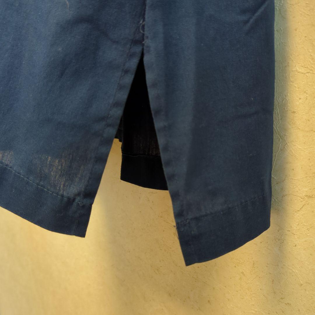 70sUSAビンテージKingLouieキングルイボウリングシャツ（ネイビー）