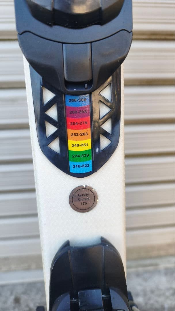 子供　ジュニア　SALOMON 24 スキー板 ホワイト　120cm