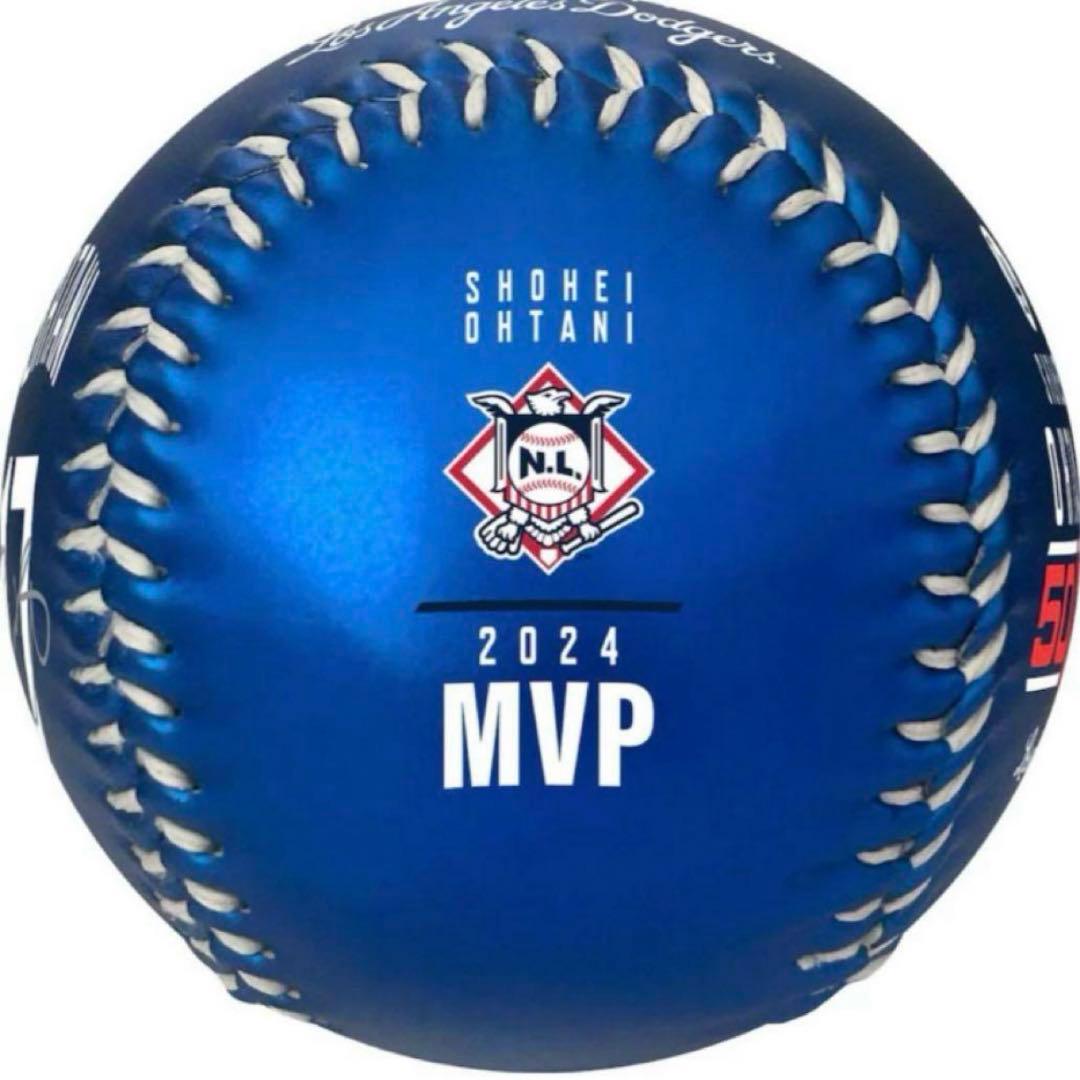 大谷翔平 50/50 MVP 記念ボール サイン入り ドジャース　MLB 開幕戦