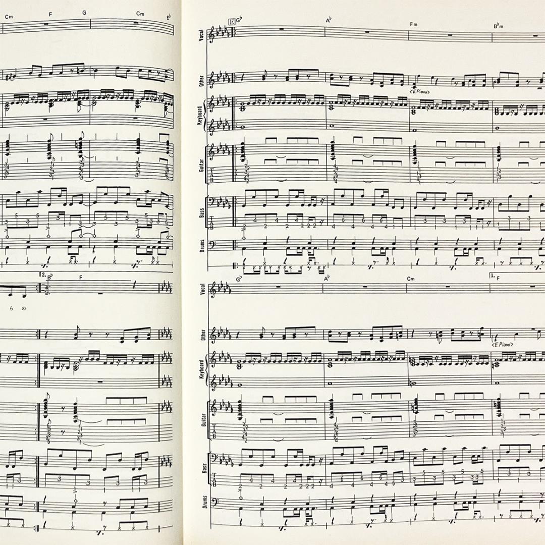 楽譜【森高千里｜ベスト】〜バンドスコア・全12曲掲載