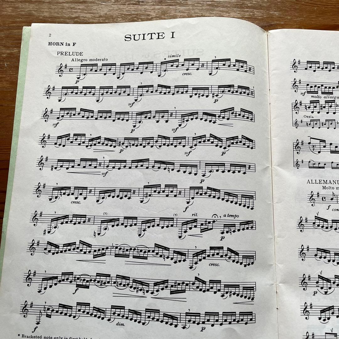 J.S.BACH無伴奏チェロ組曲 for ホルン