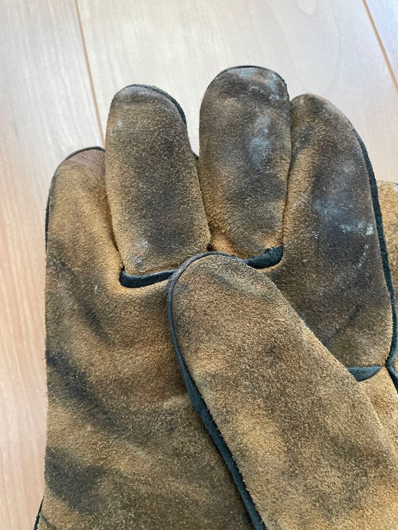 peak スノーピーク 焚き火グローブ 本革 レザー 手袋 焚き火鋏