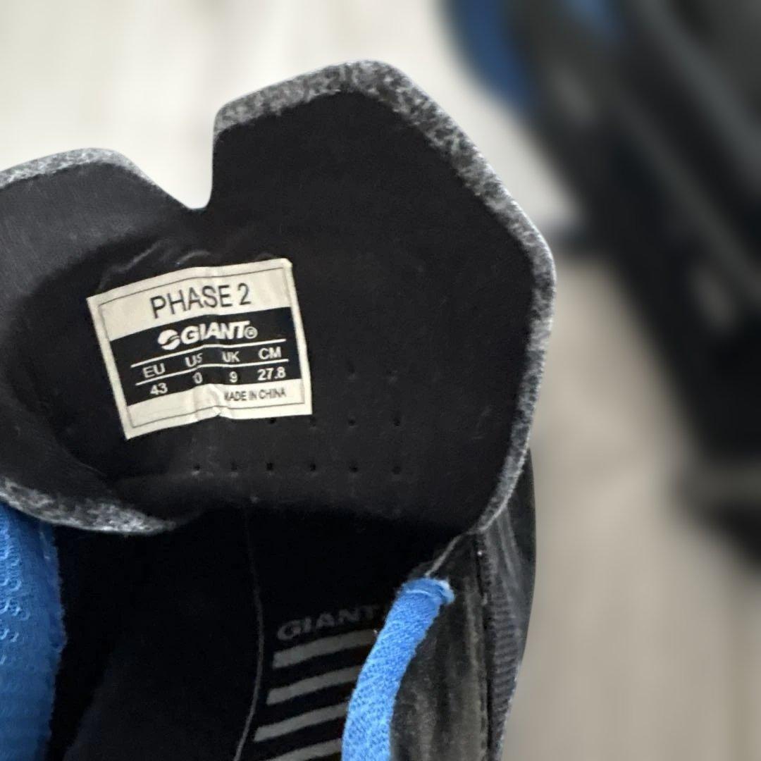 GIANT 自転車ロードシューズ ブラック