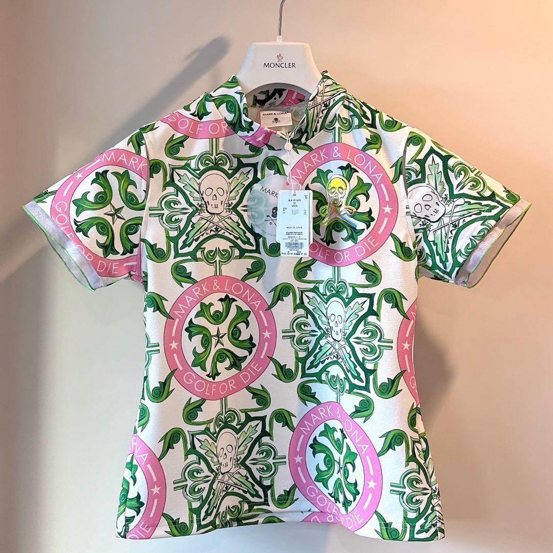 新品⭐️ MARK&LONA モックネックシャツ レディース 正規品 マーク&ロナ