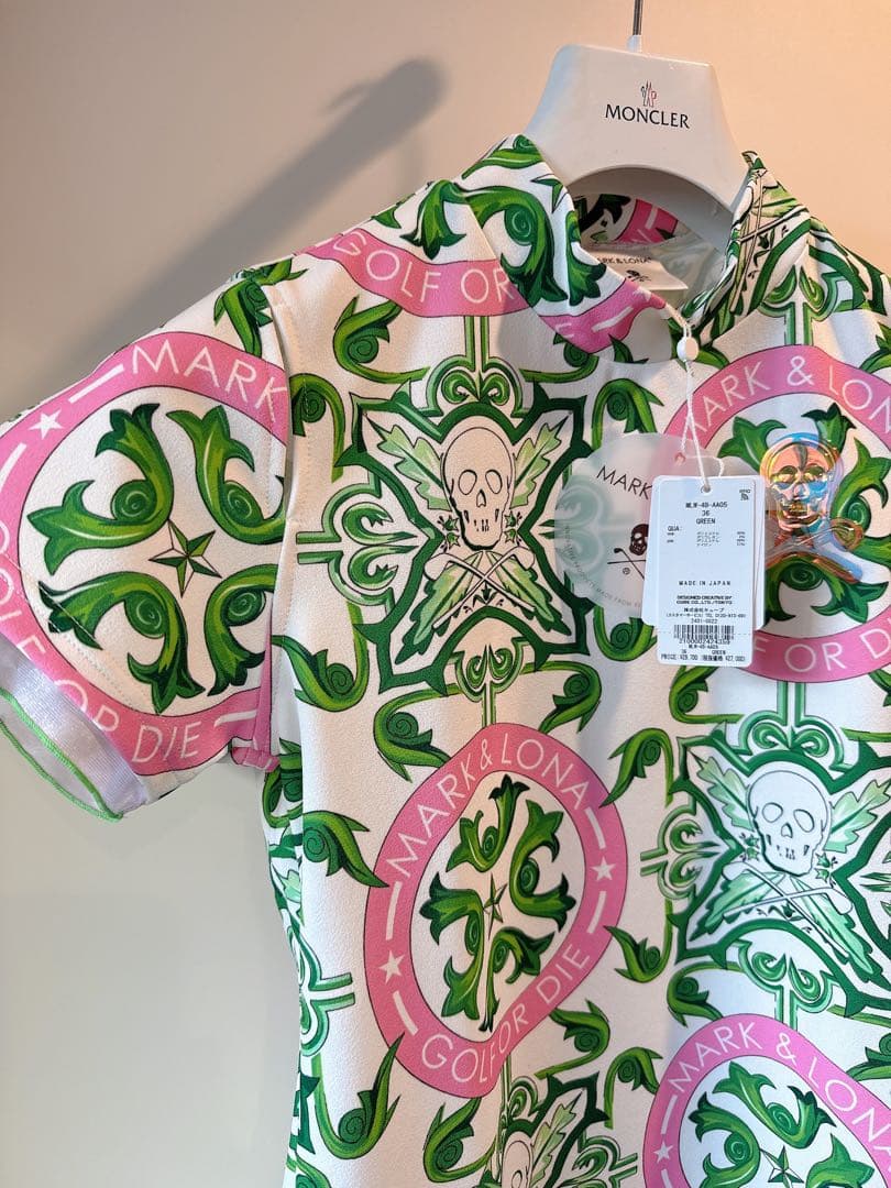 新品⭐️ MARK&LONA モックネックシャツ レディース 正規品 マーク&ロナ