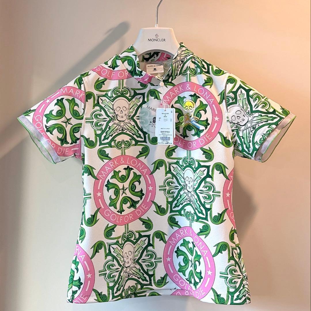 新品⭐️ MARK&LONA モックネックシャツ レディース 正規品 マーク&ロナ