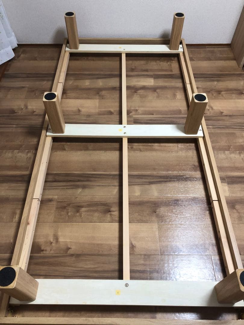 木製シングルすのこベッドフレーム