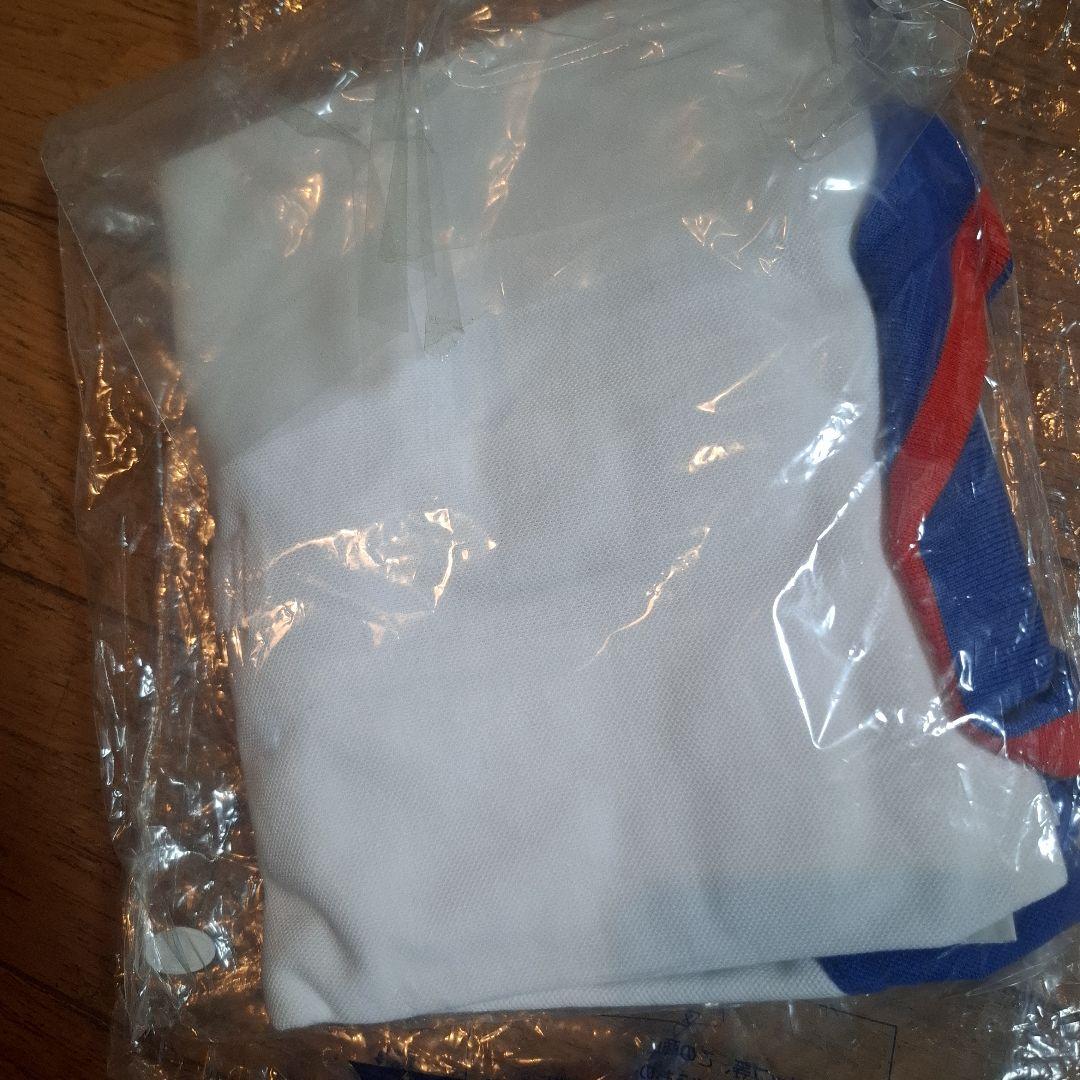 青春学園ユニフォーム ポロシャツ ブルー×ホワイト Mサイズ