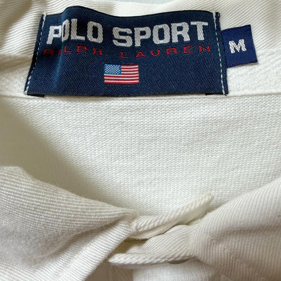 POLO SPORT Ralph Lauren ラガーシャツ M ホワイト