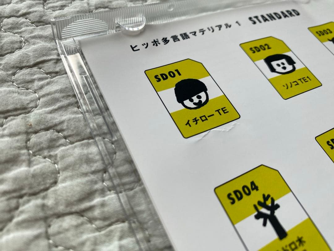 【ヒッポファミリークラブ】多言語マテリアル SDカード版　SD01-05