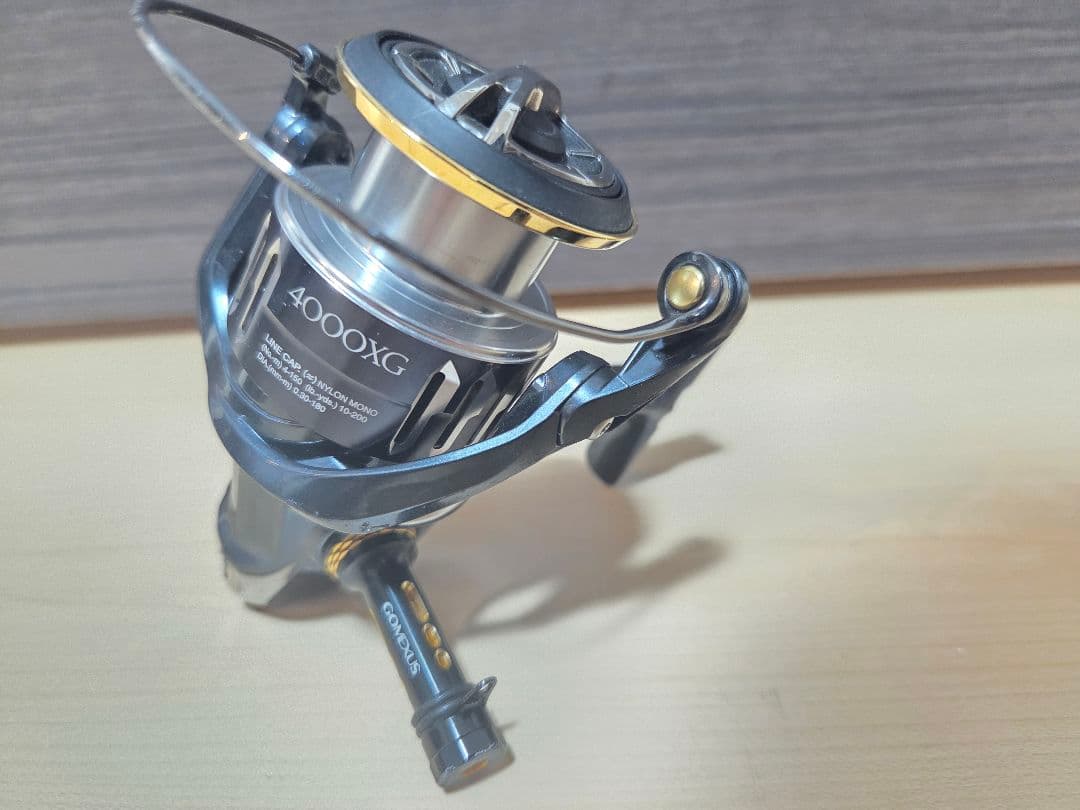 ゴメクサス リールスタンド付き シマノ　17ツインパワーXD 4000xg