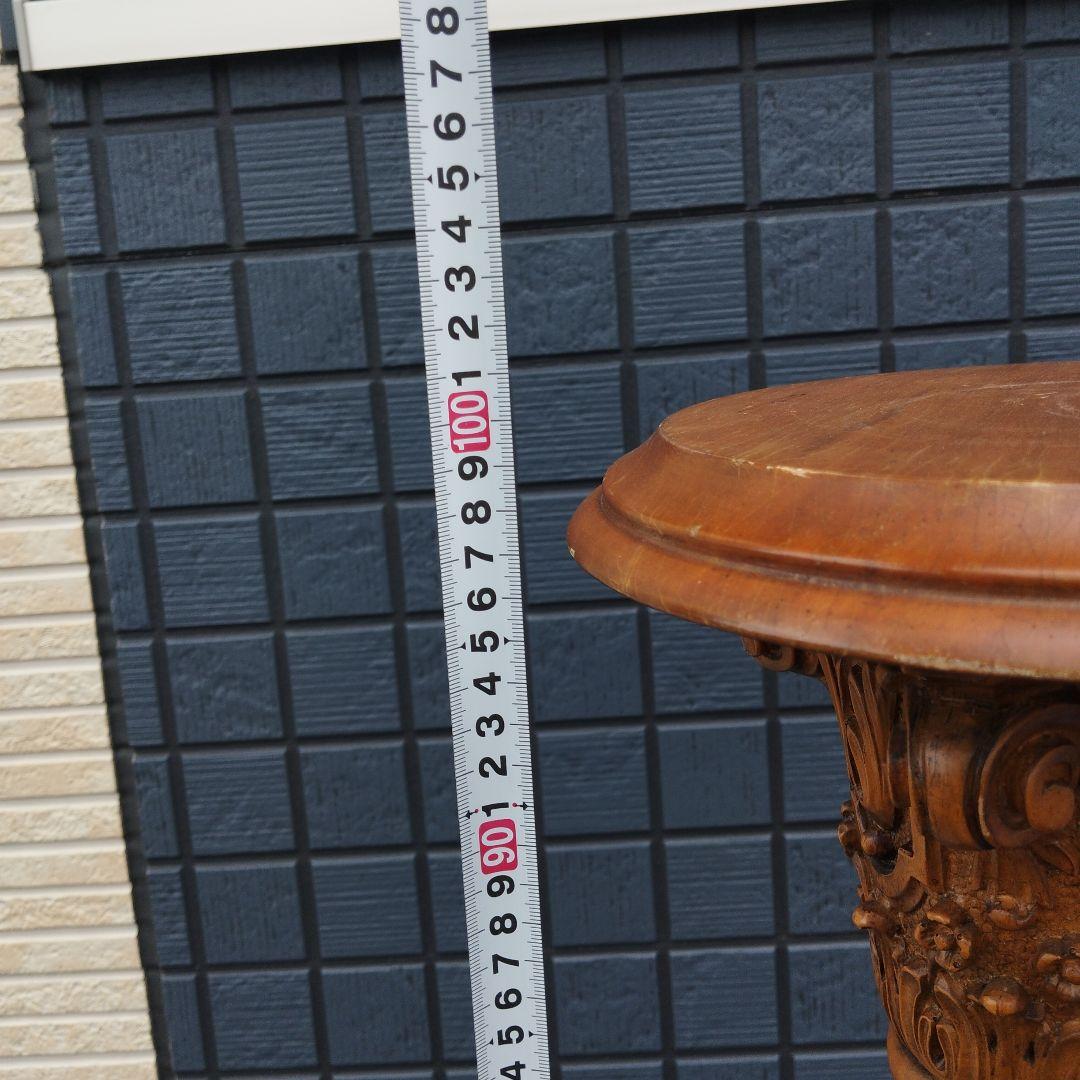 アンティーク バーリーツイスト花台ディスプレイ台✨ガハハ本舗アンティーク市✨