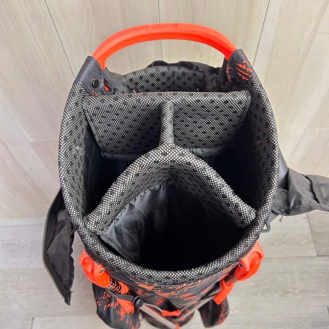 【ゴルフ】オウル スタンド式ゴルフキャディバッグ 軽量　分割　シューズバッグ付