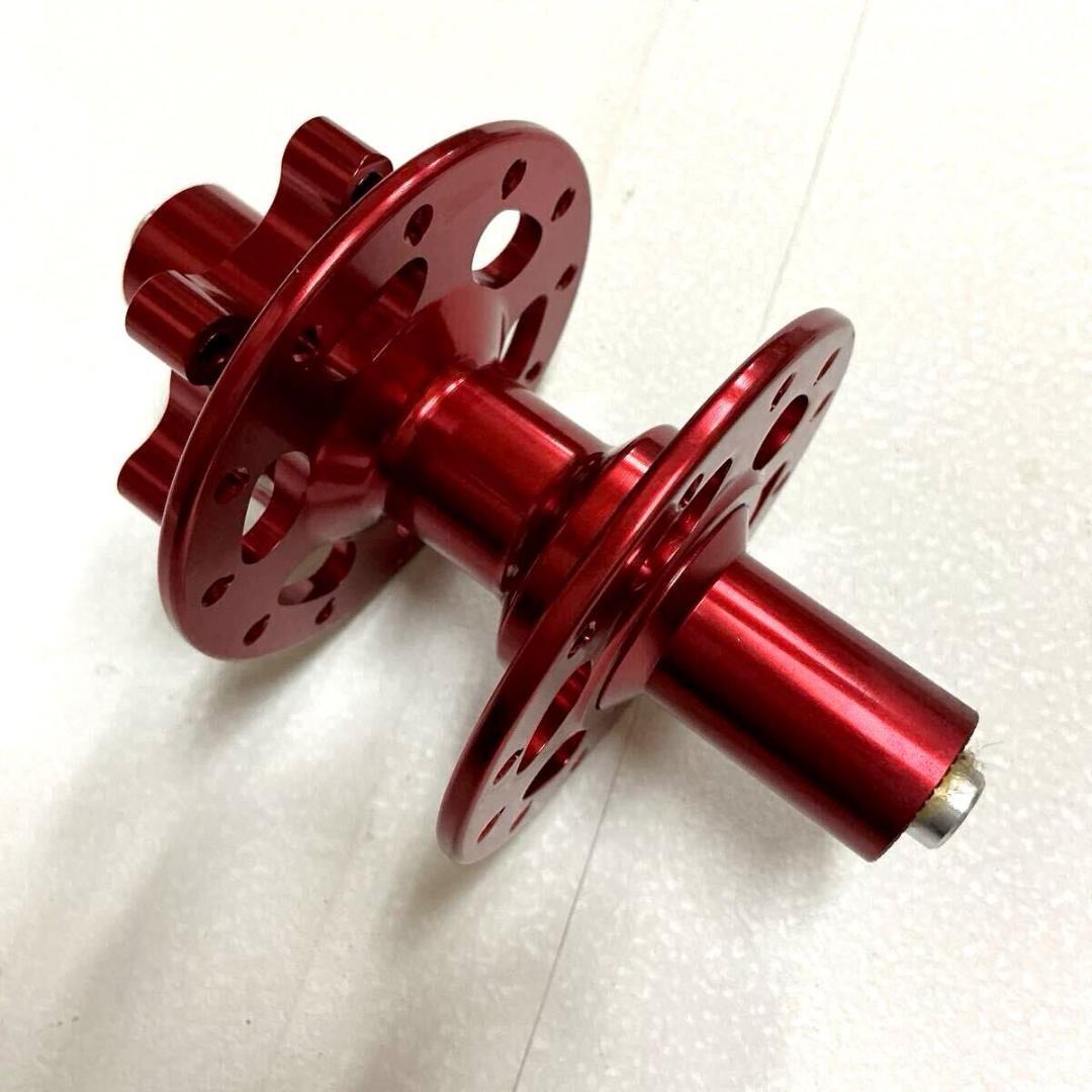 r&m BD-1 Birdy disc専用フロントハブ　レッド　24H　未使用