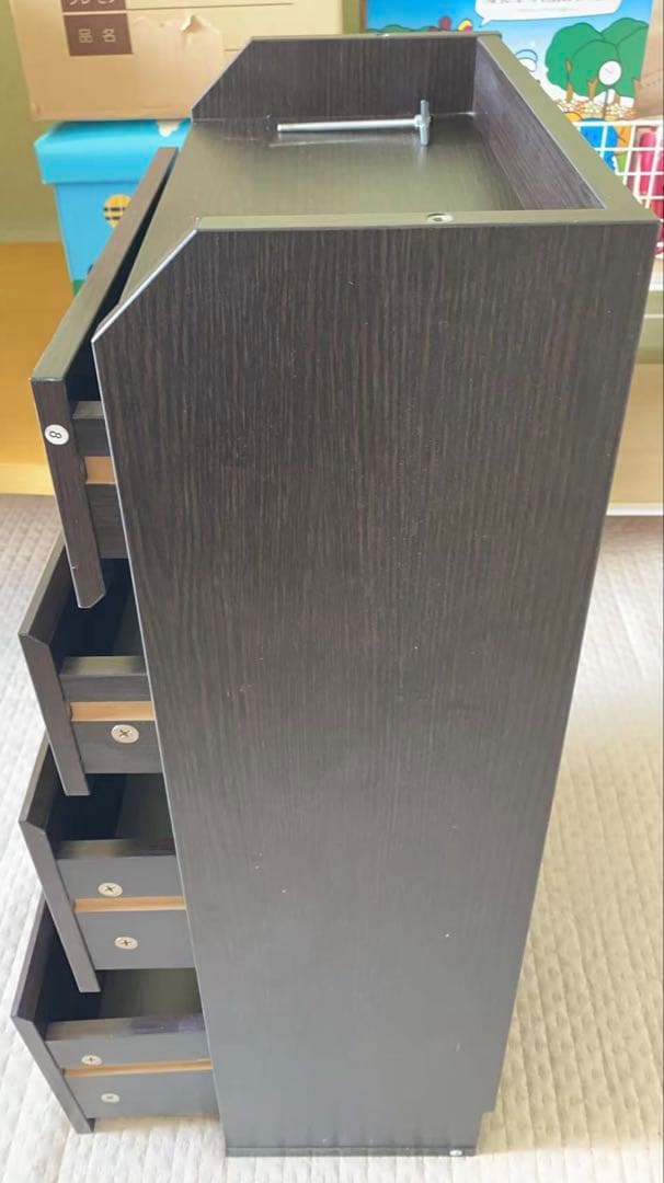 カリントこんぺいとう 薄型カウンター下収納 チェスト