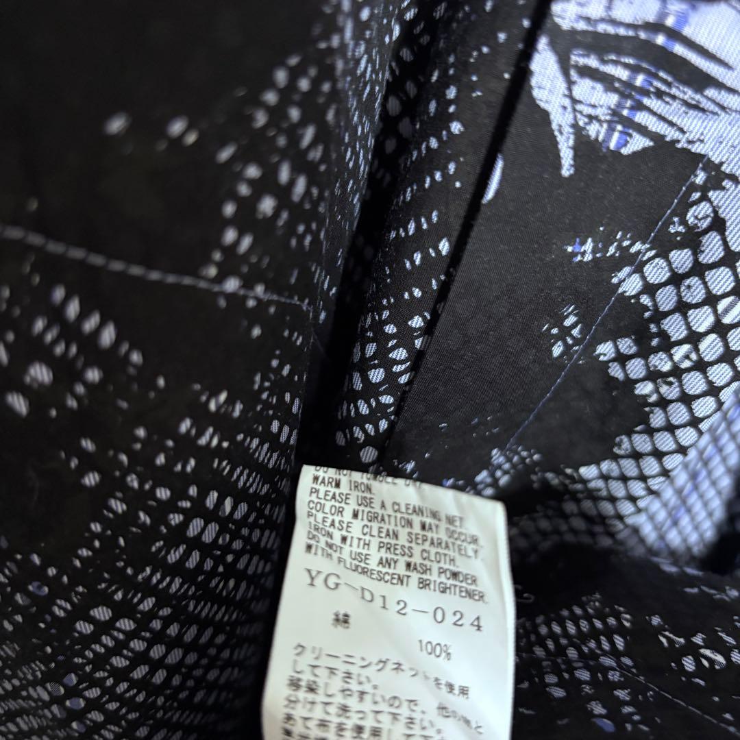 2022年春夏y's 総柄ロングワンピース　ワイズ　ヨウジヤマモト